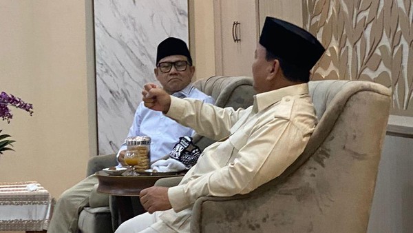 Ketum PKB Cak Imin sambangi rumah Prabowo di Jakarta